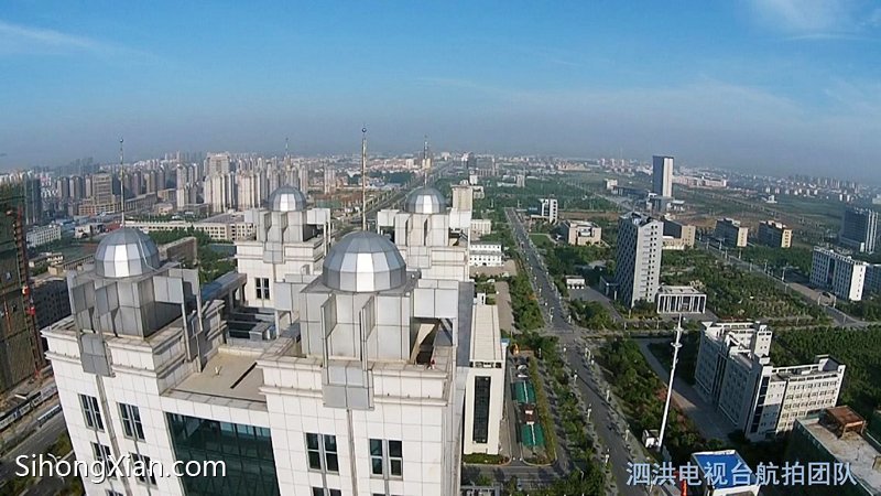 空中看泗洪系列圖片 泗洪城北全景 【泗洪電視臺航拍團隊】