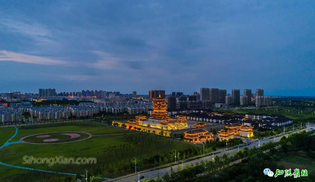 張連華作品:空中看泗洪