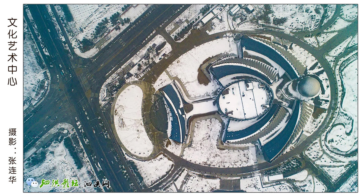 2018年的泗洪雪景圖片