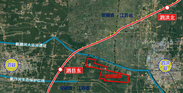 合宿新高鐵安徽段進入環評 泗洪高鐵站位置及線路曝光